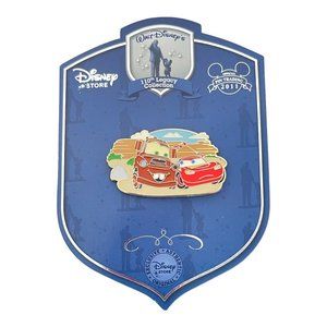 Disney Store 110th Legacy Collection Cars Lightning McQueen Mater Limited Pin
